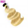 China 1b 613 Blonde Weave Hair Extensions , Blonde Weave Human Hair With 4*4 Lace Closure factory
