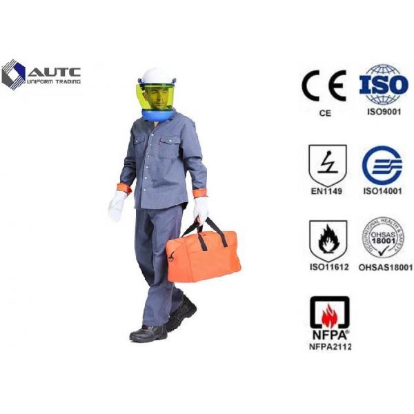 Quality 8 Cal PPE Safety Wear Uniforms ASTM F2621 Anti Fire Category 1 Oil Resistant for sale