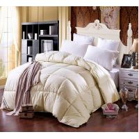 China King Size Cotton Duck Down Feather Quilt / Duvet Box Quilting for Wedding or Household factory