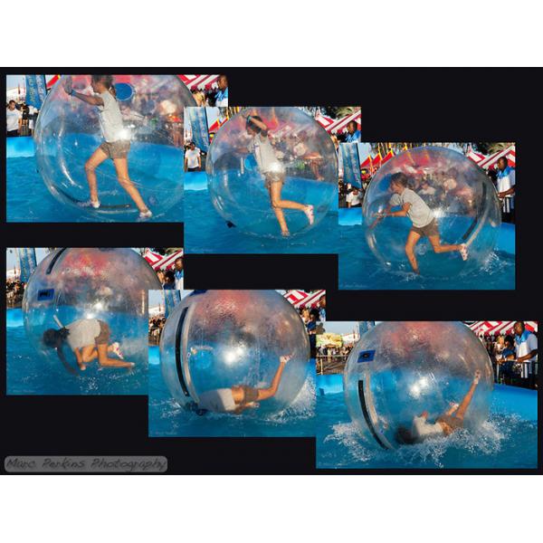 Quality Mixed Color Aqua Inflatable Water Walking Ball Diameter 2 M 1.00mm TPU Material for sale