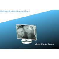 China crystal photo frame/acrylic photo frame/glass frame/glass photo frame/3D LASER ENGRAVING factory