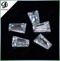 China Super White Step Baguette Cut Moissanite Diamond For Engagement factory