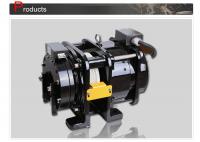 China Elevator Parts Energy Saving Gearless Traction Machine With Plate Brake factory