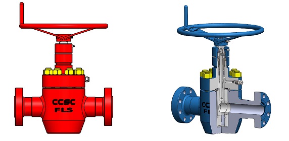 cameron manucal gate valve type 'fls'