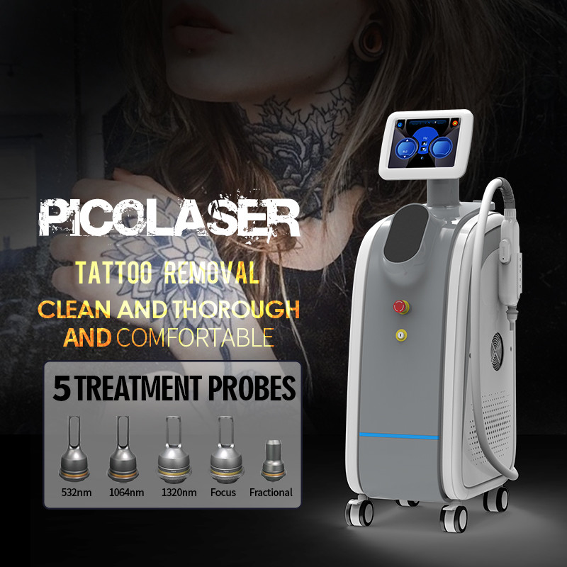 China 500w High Power Laser Tattoo Removal Equipment , Q Switch Nd Yag Laser Machine factory