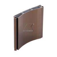 China Brown Color Simple and durable aluminum Roller Shutter alloy extrusion profile factory