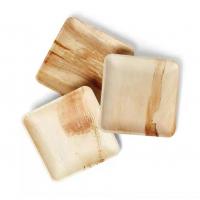 Quality Disposable Biodegradable 6 8 10 Palm Leaf Square Plates for sale