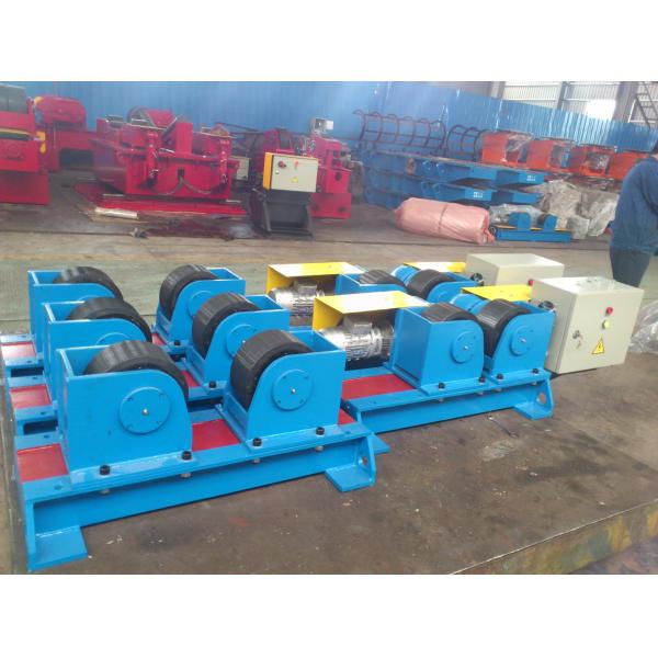 Quality 5000 Kg Conventional Welding Rotator Machine PU Roller Bolt Fixed Type for sale