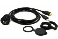 China Durable Car Dashboard USB Extension Cord Compatible With Various Vehicles factory
