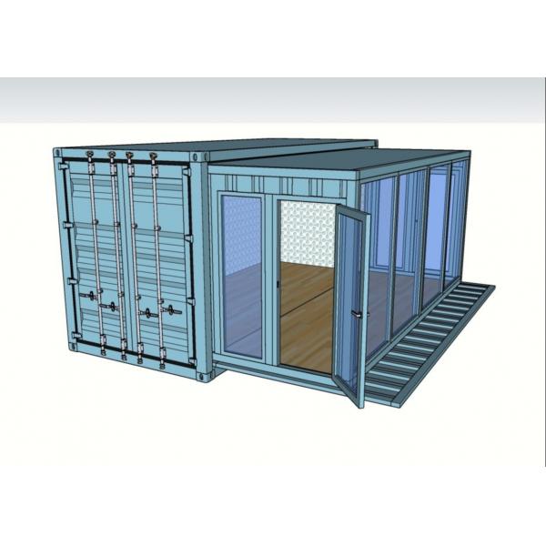 Quality Prefabricated Expanded 20HC Prefab Shipping Container House for sale