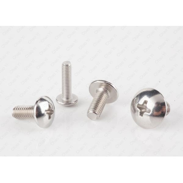 Quality Hardened Stainless Steel Screws , Grade 8 Stainless Steel Bolts Phillips Drive Truss Head for sale