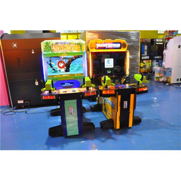 Quality 2 Players Kids Shooting Arcade Machine Coin Operated With 32 Inches Led for sale