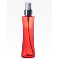 China Red Color PET Plastic Toner Water Bottle 150ml With Silver Sprayer Lid factory