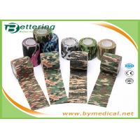 China Army Camping Hunting Camouflage Pattern Printing Non Woven Self Adhesive Elastic Bandage for sale