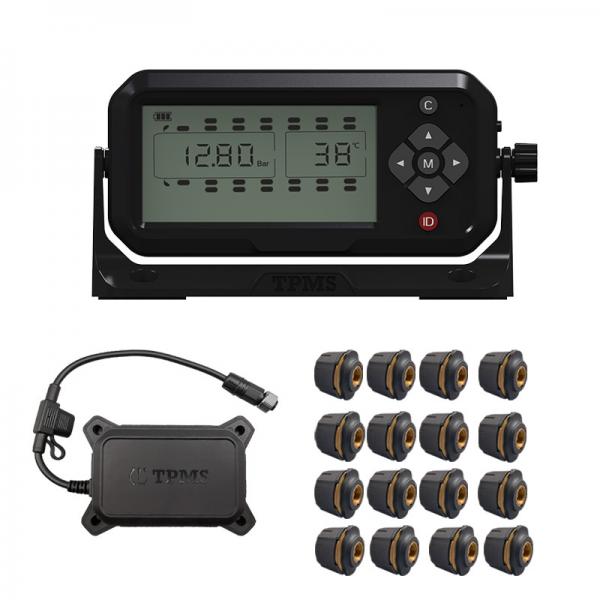 Quality Sixteen Tire Truck TPMS Trailer Tire Monitoring System for sale