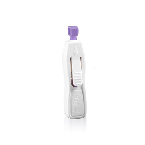 Quality 28G Disposable Sterile Safety Blood Lancet 1.8mm Purple Patient Friendly for sale