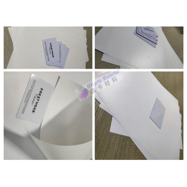Quality Smart Card Body Material White Petg Sheet With High Chemical Stability for sale