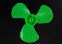 China Green 3 Vanes Plastic Propeller Injection Molding 60mm Environmental Standard factory
