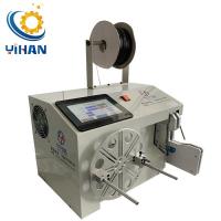 China Semi-auto Mini Flat Cable Wire Coiling Winding Machine for Strapping Diameter 18-45mm for sale