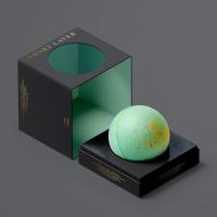 China Custom Luxury Lid And Base Bath Bomb Gift Packaging Box With Window factory