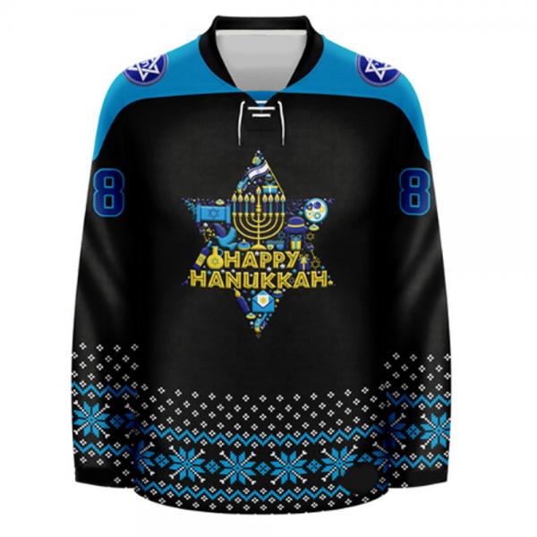 Quality Printing Custom Sublimated Ice Hockey Jerseys Washable Non Fading for sale