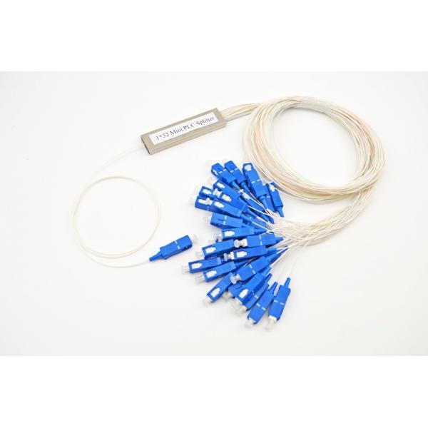Quality PLC 1*32 Fiber Optic Cable Splitter / Cord Splitter SC UPC Connector SC Coupler for sale
