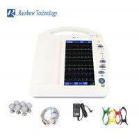 China Medical Touch Screen 12 Channels Portable ECG Monitor With Builtin Printer factory