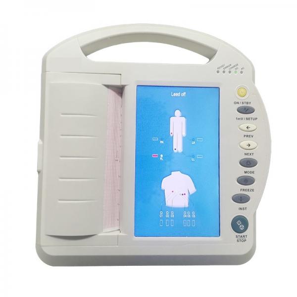Quality 12 Channel 7 Inch Touch Screen ECG Machine Electrocardiograph Standard 12 Lead for sale