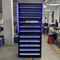 China Metal Cigarette Cabinet Stand Cigarette Rolling Machine Tobacco Display Rack For Smoke Shop Supermarket for sale