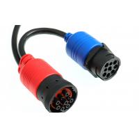 China Heavy Duty J1939 Male To Female Extension OBD Cable For Vehicle Gateway Install for sale