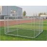 China 2.3x2.3x1.22M Thick Hot Galvanized Fence Big Dog Kennel/Animal Run/Metal Run/Pet house/Outdoor Exercise Cage factory