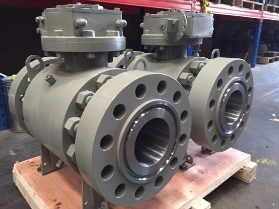 Quality Floating Trunnion Type Ball Valve , Casting Trunnion Mounted Valve for sale