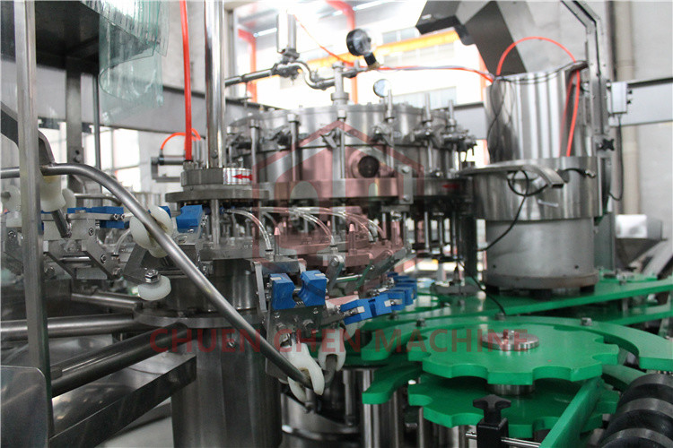 China PET Bottle Filling Equipment For Carbonated Drink / Sparkling Water Bottling Plant factory