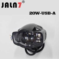 China Motorcycle Headlight Led JALN7 20W USB Charge Driving Lights Fog Light Off Road Lamp Car Boat Truck SUV ATV Led Light factory