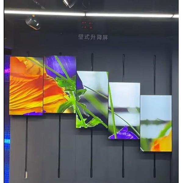 Quality Custom Advertising Lifting Flexible Led Screen Wall Indoor Flexible Led Screen Panel for sale