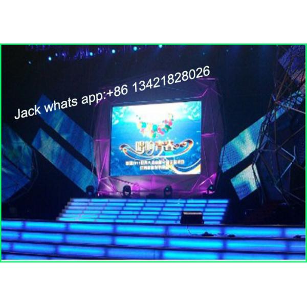 Quality HD P6 Full Color Indoor Stage LED Screen Video Walls 192 * 192mm SMD3528 for sale
