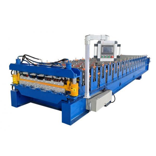 Quality Wall Sheet Portable Metal Roof Roll Forming Machine Material Expand Width 1250mm for sale