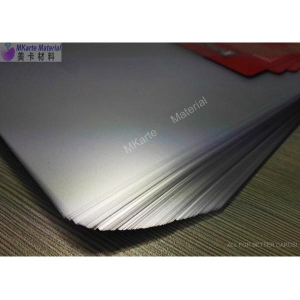 Quality Offset PVC Sheet Printing PVC Coated Overlay With Yellowing Resistance for sale