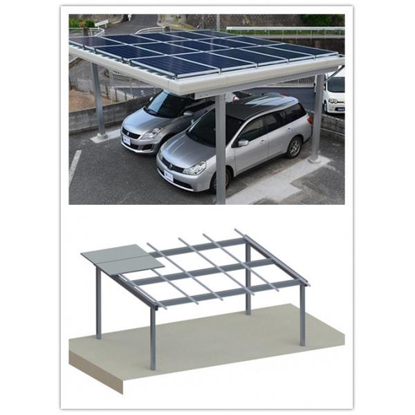 Quality Photovoltaic Solar PV Mounting Systems Parking Lot High Strength Aluminum Carport CPT for sale