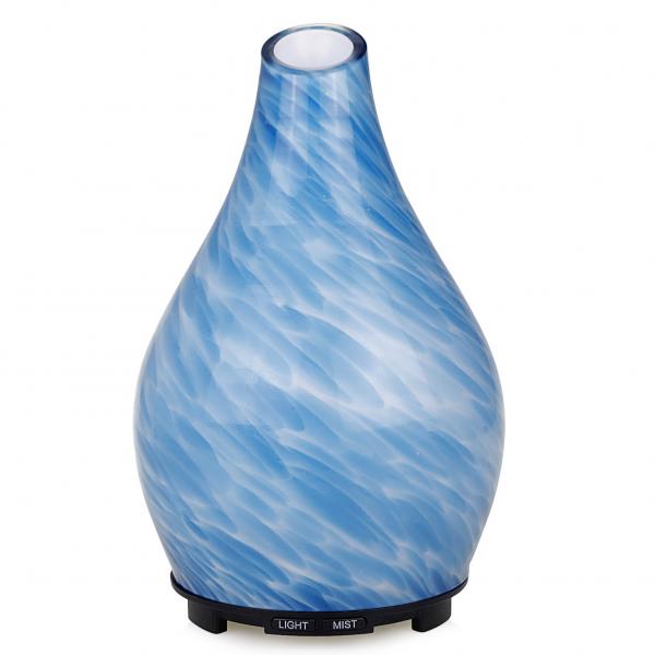 Quality Ultrasonic Art Glass Colour Changing Aroma Diffuser , ROHS 200ml Room Scent for sale