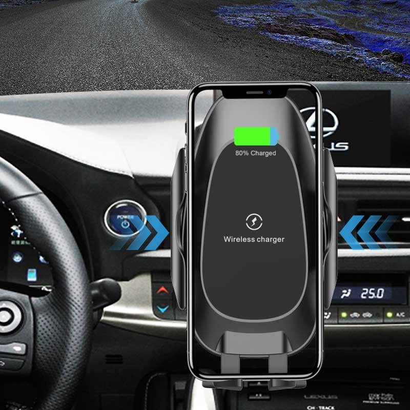China Auto Clamping Car Mount Wireless Charger For Android Mobile Phones factory