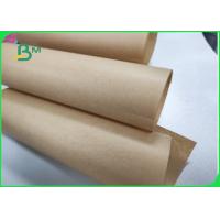 China 70gsm Uncoated Natural Brown Butcher Paper Kraft Rolls 1500mm factory