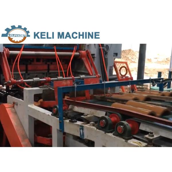 Quality Automatic Tile Making Machine PLC Length Control Pressed Roofing Tiles Forming Line for sale
