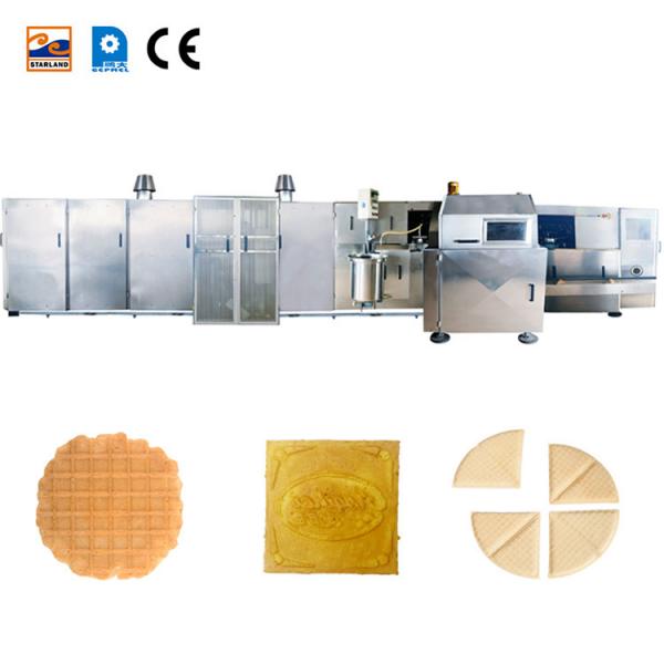 Quality Customized 1.0hp Automatic Wafer Making Machine With 51 Baking Plates for sale