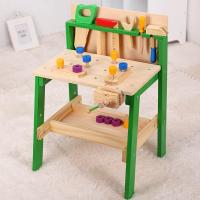 China Multifunctional Detachable Children'S Simulation Wooden Tool Table factory