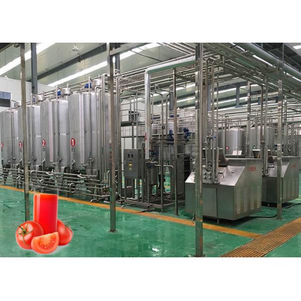 Quality 220v / Customized Tomato Processing Line Fruit Jam Production Line Energy Saving for sale