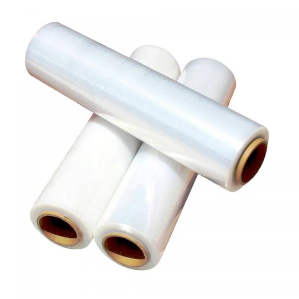 Quality Manual LLDPE clear hand pallet wrap Film Roll For Packing for sale
