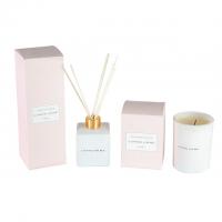 Buy cheap Decorative Frosted Glass Reed Diffuser Gift Set Home Fragrance Gift Set With from wholesalers