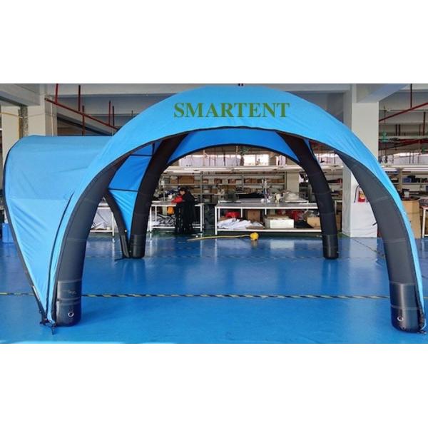 Quality Sunshade Awning Outdoor Event Tent Portable Blue Oxford TPU Inflatable X Tent for sale