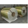 China Brush Finish Gold Color Coated Aluminum Coil With High Corrosion Resistance factory